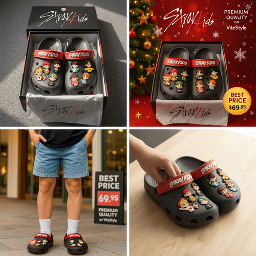 Stray Kids Crocs with Charms