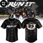 Stray Kids Run It World Tour 2026 Signature Skzoo Baseball Jersey
