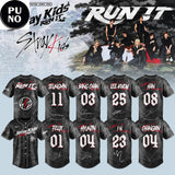 Stray Kids World Tour Run It 2026 Baseball Jersey