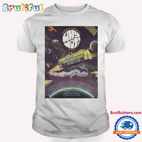 Sturgill Simpson Ft Johnny Blue Skies Why Not Tour 2024 T Shirt