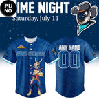 Sugar Land Space Cowboys x Anime Night 2026 All Might Personalized Baseball Jersey