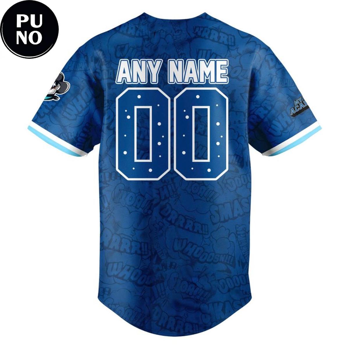 Sugar Land Space Cowboys x Anime Night 2026 All Might Personalized Baseball Jersey