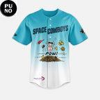 Sugar Land Space Cowboys x Peanuts Night 2026 Personalized Baseball Jersey