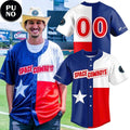 Sugar Land Space Cowboys x Texas Flag 2026 Personalized Baseball Jersey