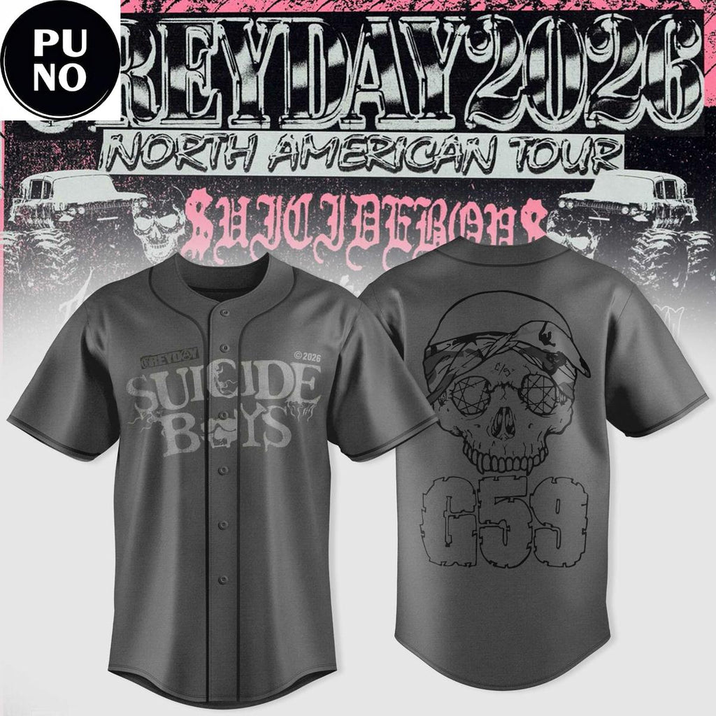 Suicideboys Greyday 2026 North American Tour Baseball Jersey