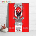 Sum 41 Tour Of The Setting Sum Final Canadian 2024 Wall Art Poster Canvas