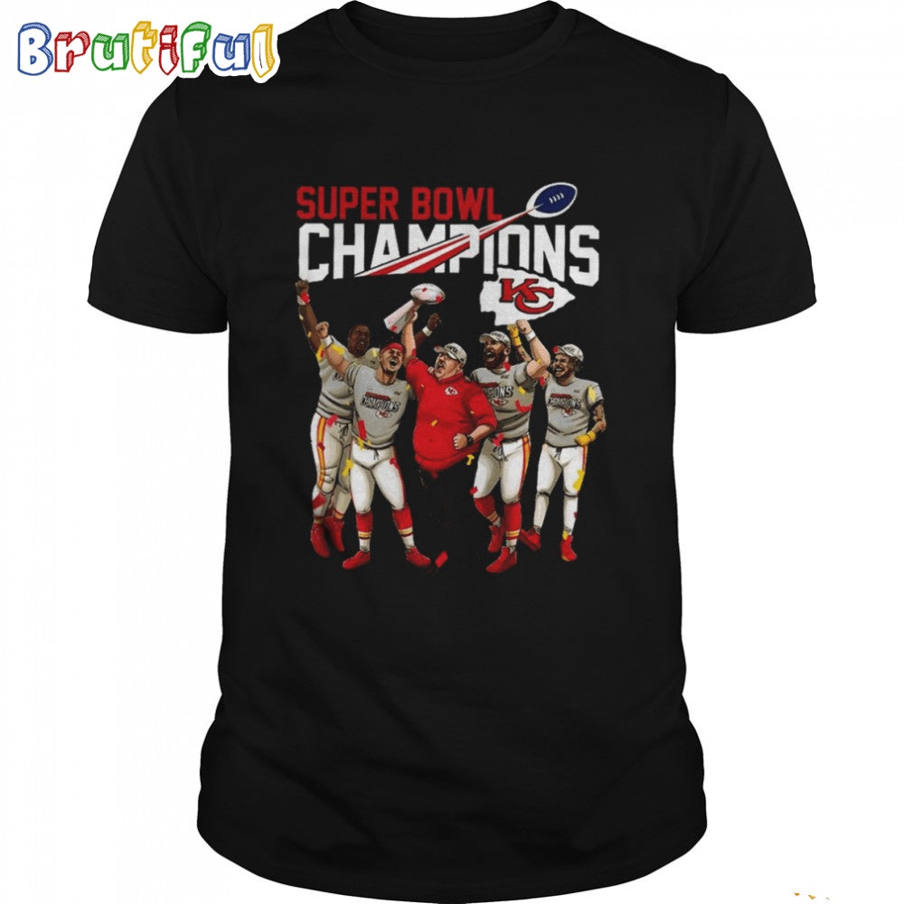 Super Bowl Champions Nfl Kansas City Chiefs Football T-Shirt