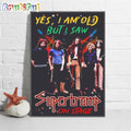 Supertramp Yes I Am Old But I Saw My Love On Stage Wall Art Poster Canvas
