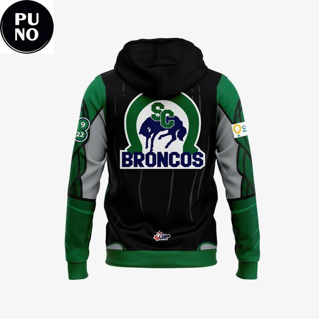 Swift Current Broncos Celebrating Superhero Night 2026 Hoodie