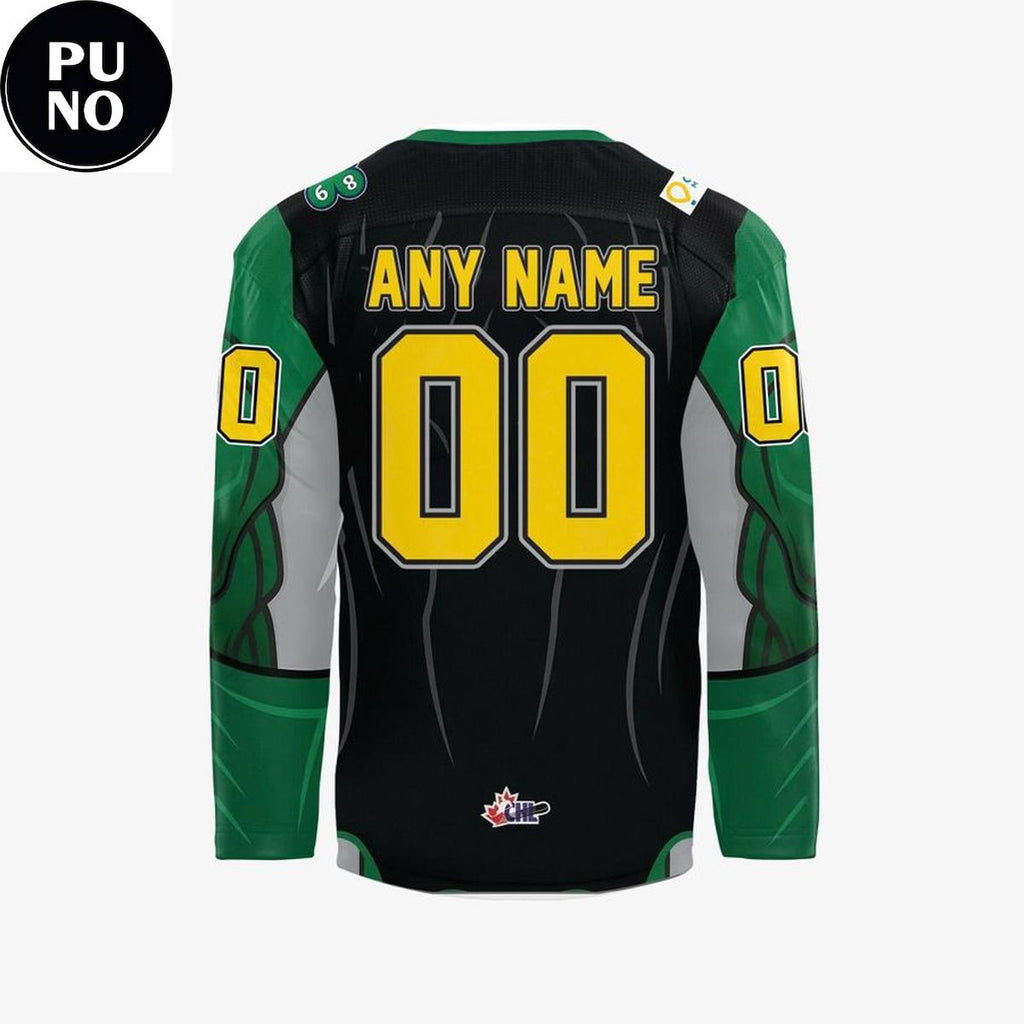 Swift Current Broncos Celebrating Superhero Night 2026 Personalized Hockey Jersey