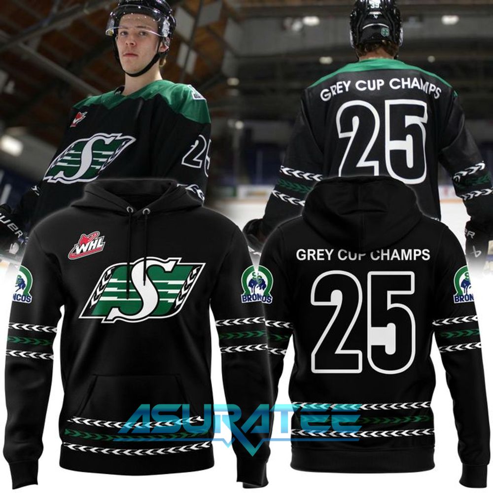 Swift Current Broncos x Saskatchewan Roughriders Special Hoodie