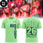 Switzerland National Soccer 2026 History T-Shirt