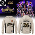 Sydney Kings 2026 NBL Champions Beige Hoodie T-Shirt