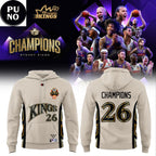 Sydney Kings 2026 NBL Champions Beige Hoodie T-Shirt