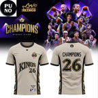Sydney Kings 2026 NBL Champions Beige Hoodie T-Shirt