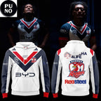 Sydney Roosters 2026 Adidas Mens Away Hoodie T-Shirt