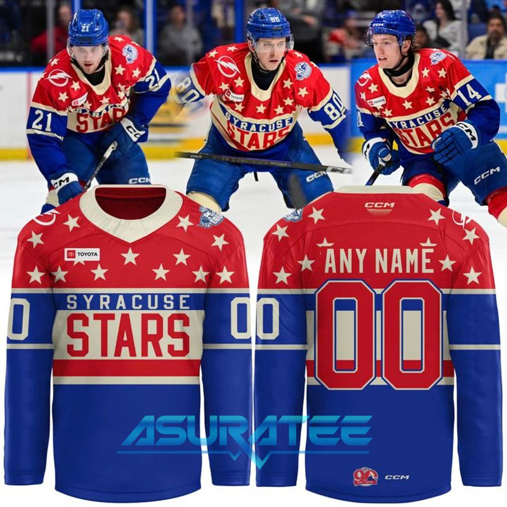 Syracuse Crunch 2026 Syracuse Stars Night Hockey Jersey