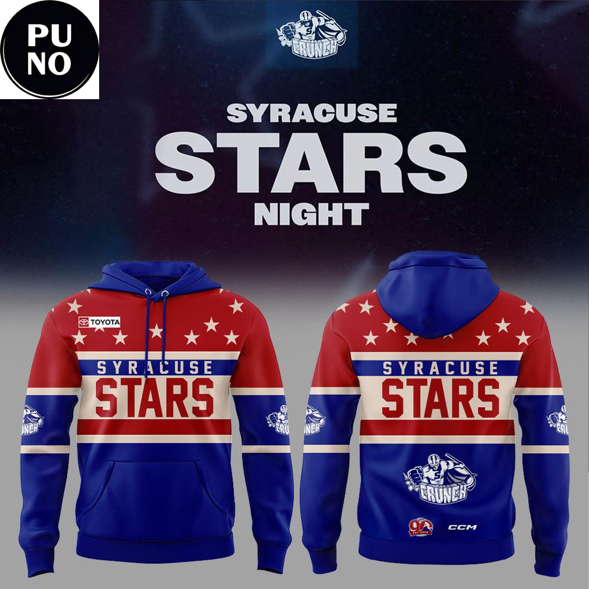 Syracuse Crunch Celebrate Syracuse Stars Night 2026 Hoodie T-Shirt