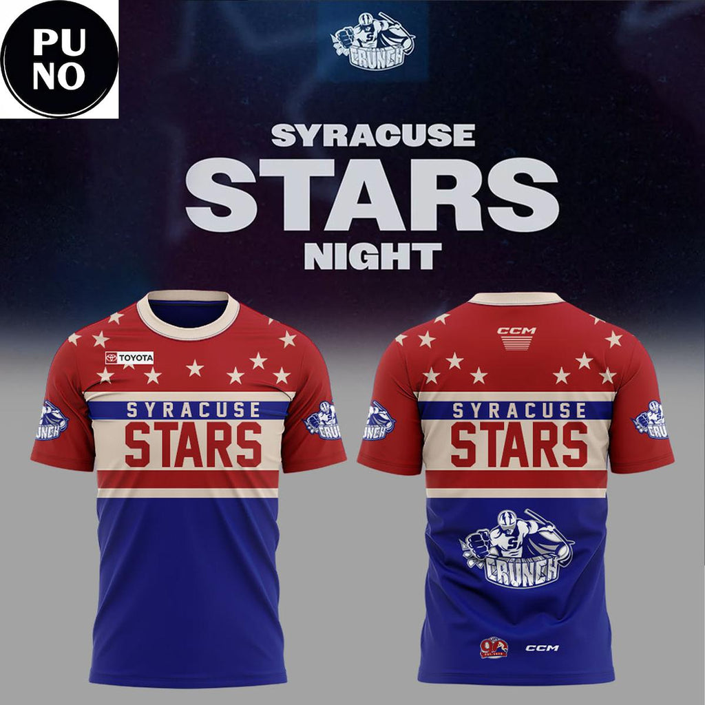 Syracuse Crunch Celebrate Syracuse Stars Night 2026 Hoodie T-Shirt