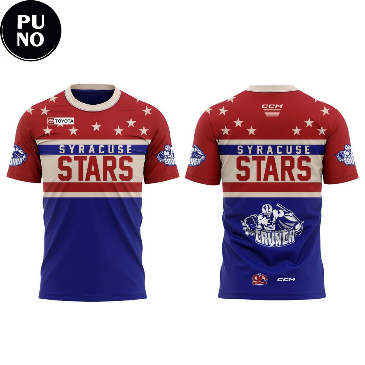 Syracuse Crunch Celebrate Syracuse Stars Night 2026 Hoodie T-Shirt