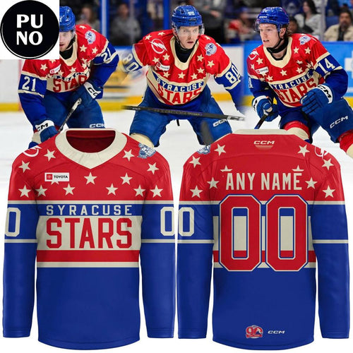 Syracuse Crunch Syracuse Stars Night 2026 Personalized Hockey Jersey