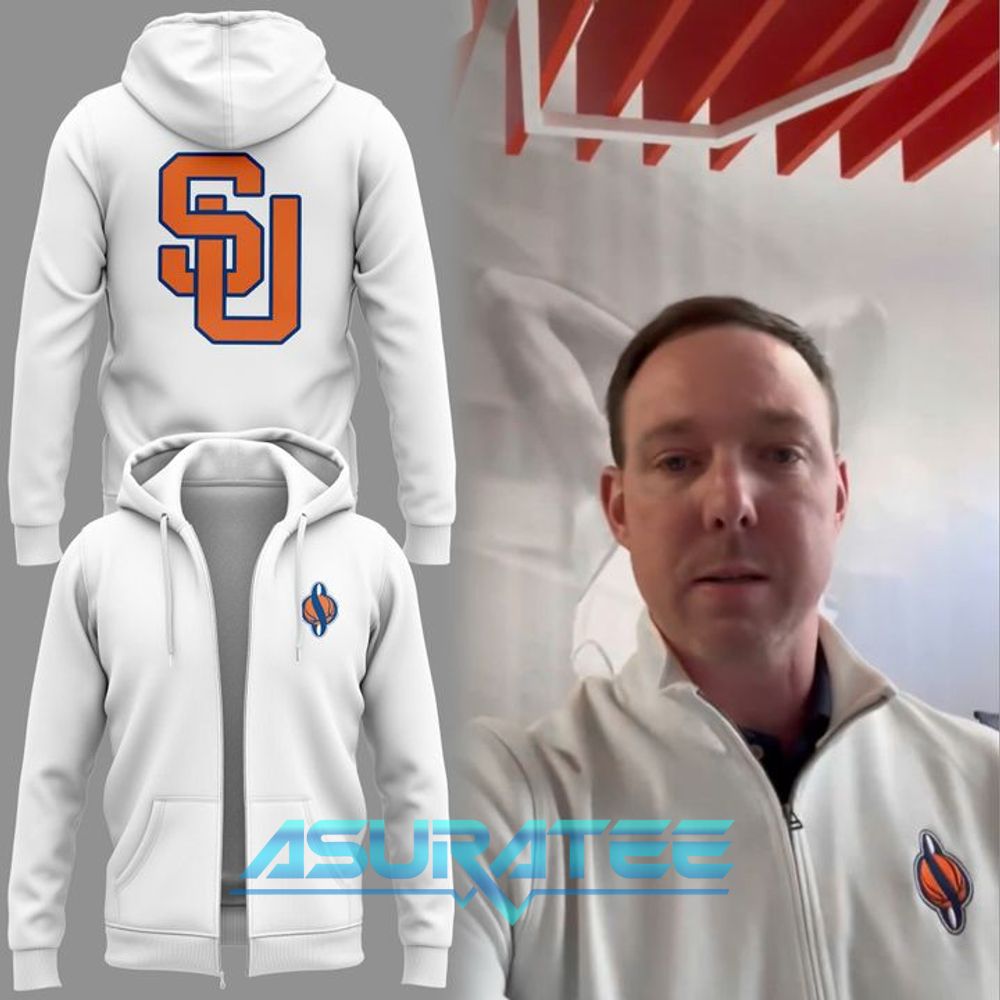 Syracuse Orange Men’s Basketball Throwback 2003 Logo Zip Hoodie