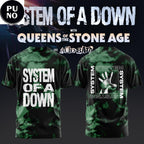 System of a Down UK & EU Tour 2026 Tie-dye Hoodie T-Shirt