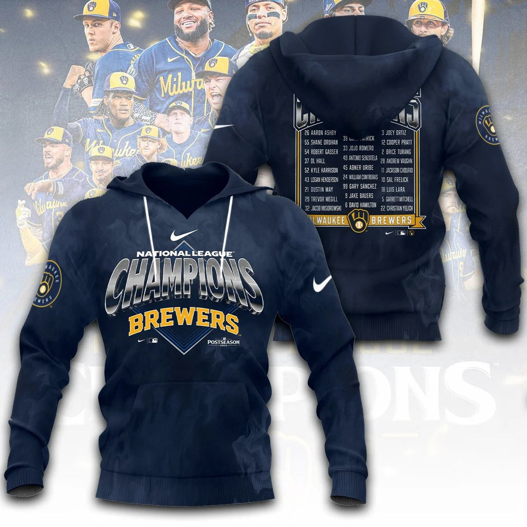 Milwaukee Brewers 2026 National League Champions 3D Apparel – TANTN26300