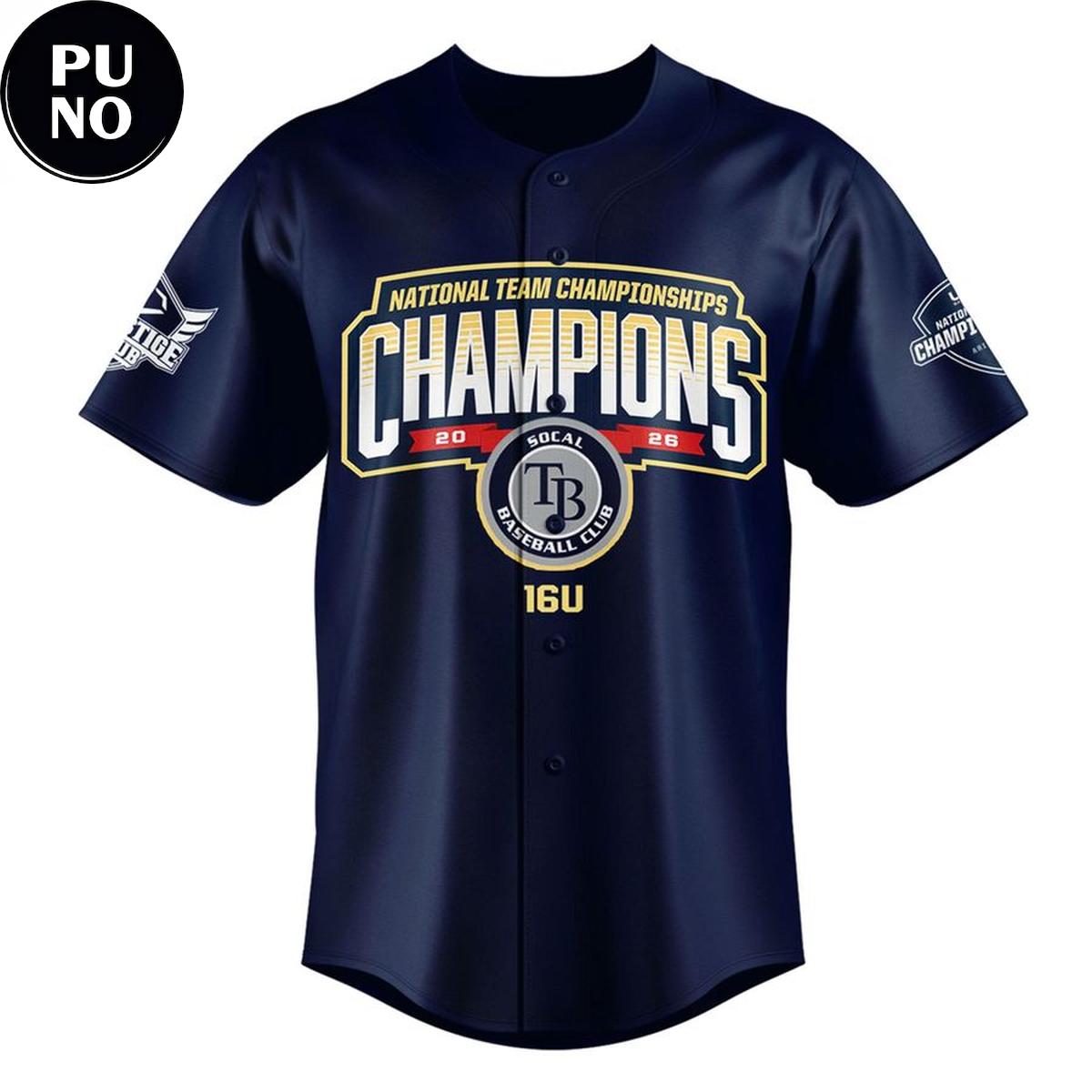 TB SoCal EvoShield 16U National Team Championships Arizona 2026 Baseball Jersey