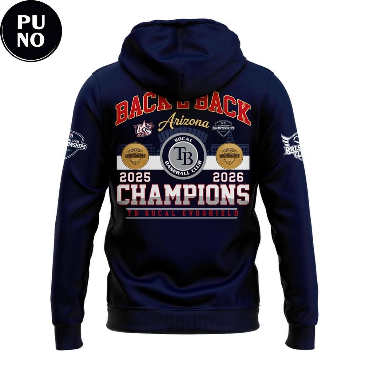 TB SoCal EvoShield 16U National Team Championships Arizona 2026 Hoodie T-Shirt