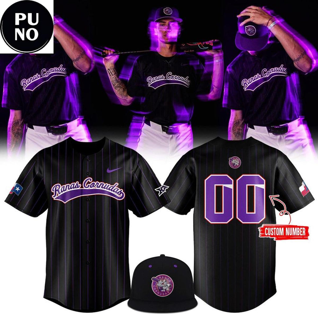 TCU Baseball 2026 Ranas Cornudas Personalized Baseball Jersey
