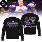 TCU Horned Frogs Football 2025 Valero Alamo Bowl Champions Hoodie Shirt