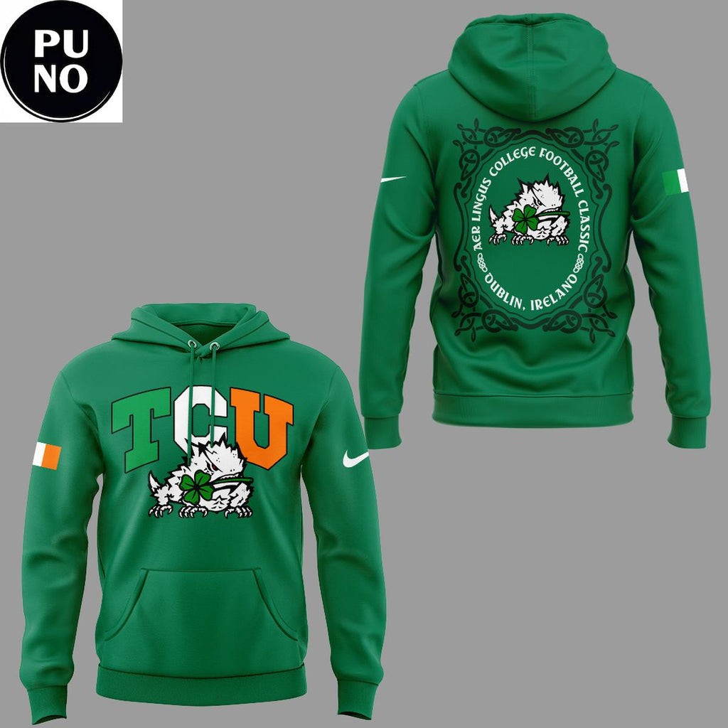 TCU Horned Frogs x Irish Day 2026 Ireland Game Hoodie T-Shirt