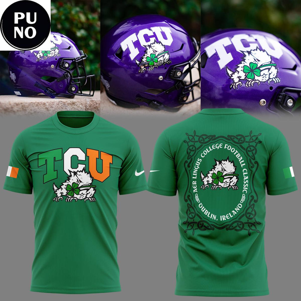 TCU Horned Frogs x Irish Day 2026 Ireland Game Hoodie T-Shirt