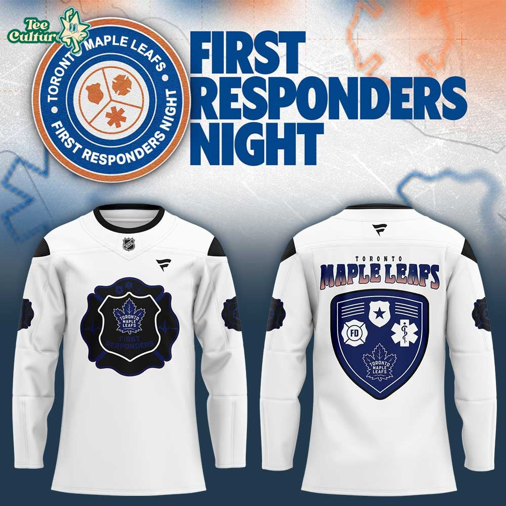 Toronto Maple Leafs First Responders Night 2026 Hockey Jersey