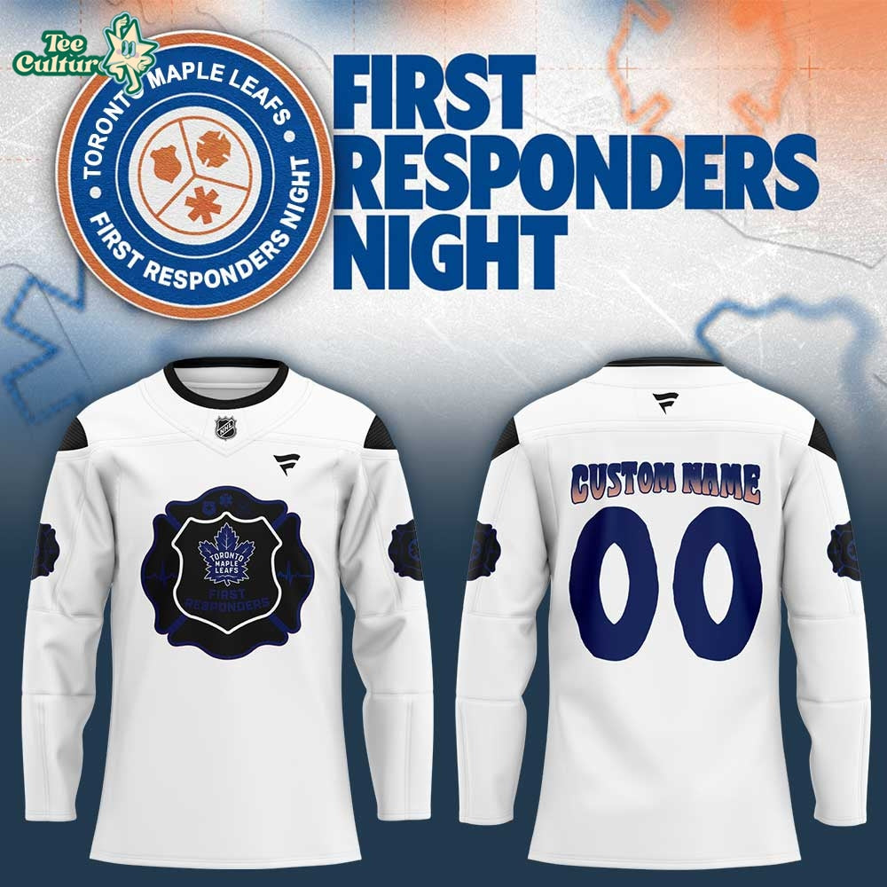 Toronto Maple Leafs First Responders Night 2026 Hockey Jersey