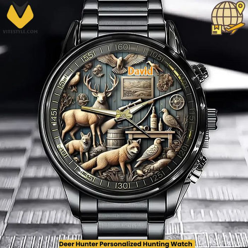 Deer Hunter Personalized Hunting Watch