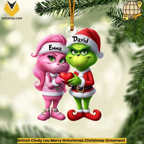 Grinch Cindy Lou Merry Grinchmas Christmas Ornament Hot Items