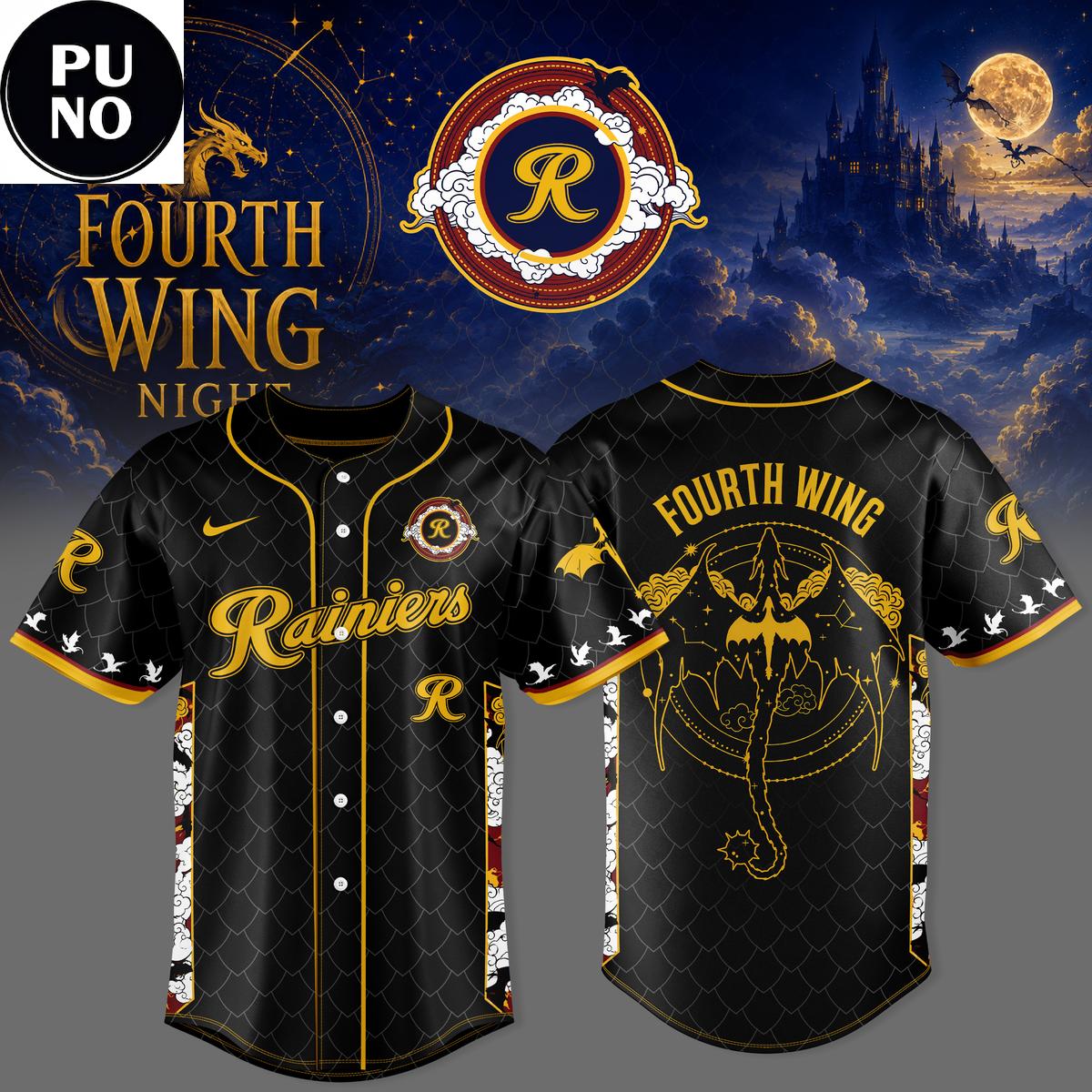 Tacoma Rainiers x Fourth Wing Night 2026 Baseball Jersey