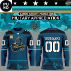 Tahoe Knight Monsters Military Appreciation 2026 Personalized Hockey Jersey