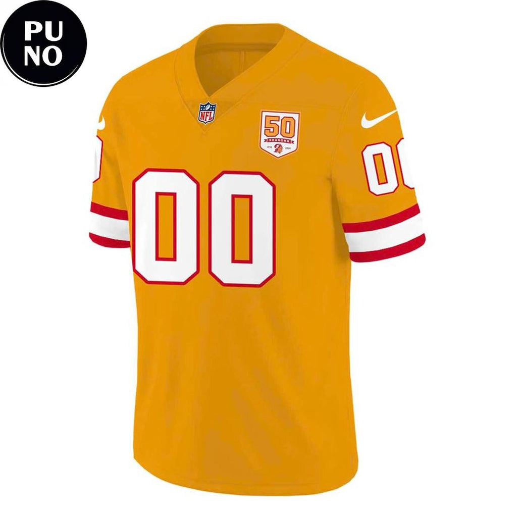 Tampa Bay Buccaneers 2026 50th Season Personalized Football Jersey