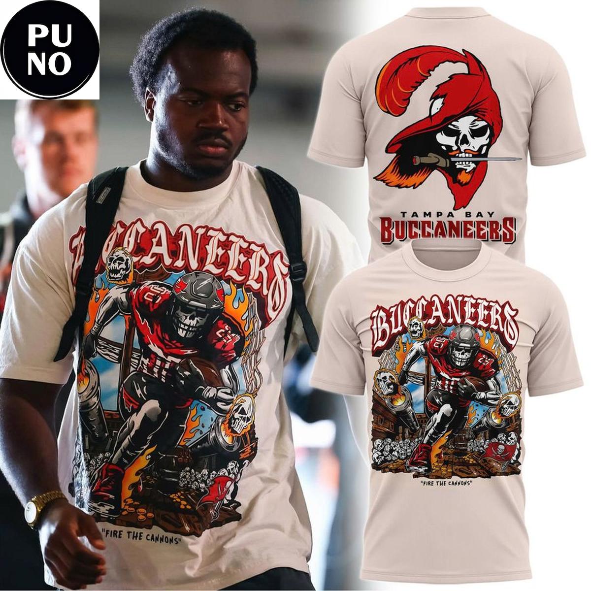 Tampa Bay Buccaneers 2026 Fire the Cannons T-Shirt