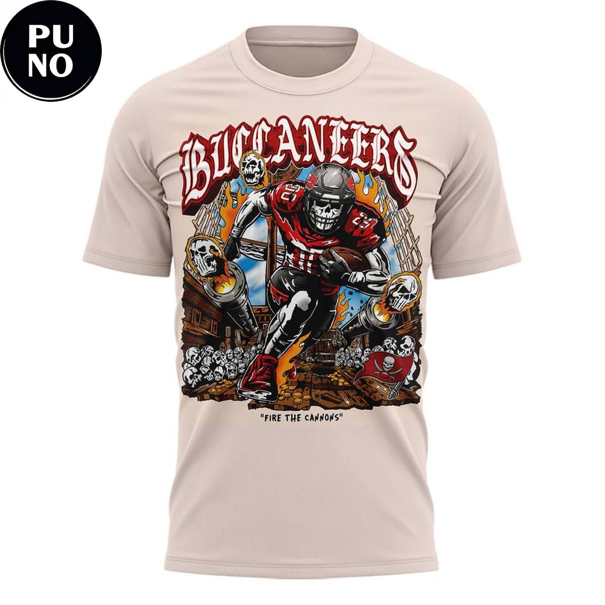 Tampa Bay Buccaneers 2026 Fire the Cannons T-Shirt