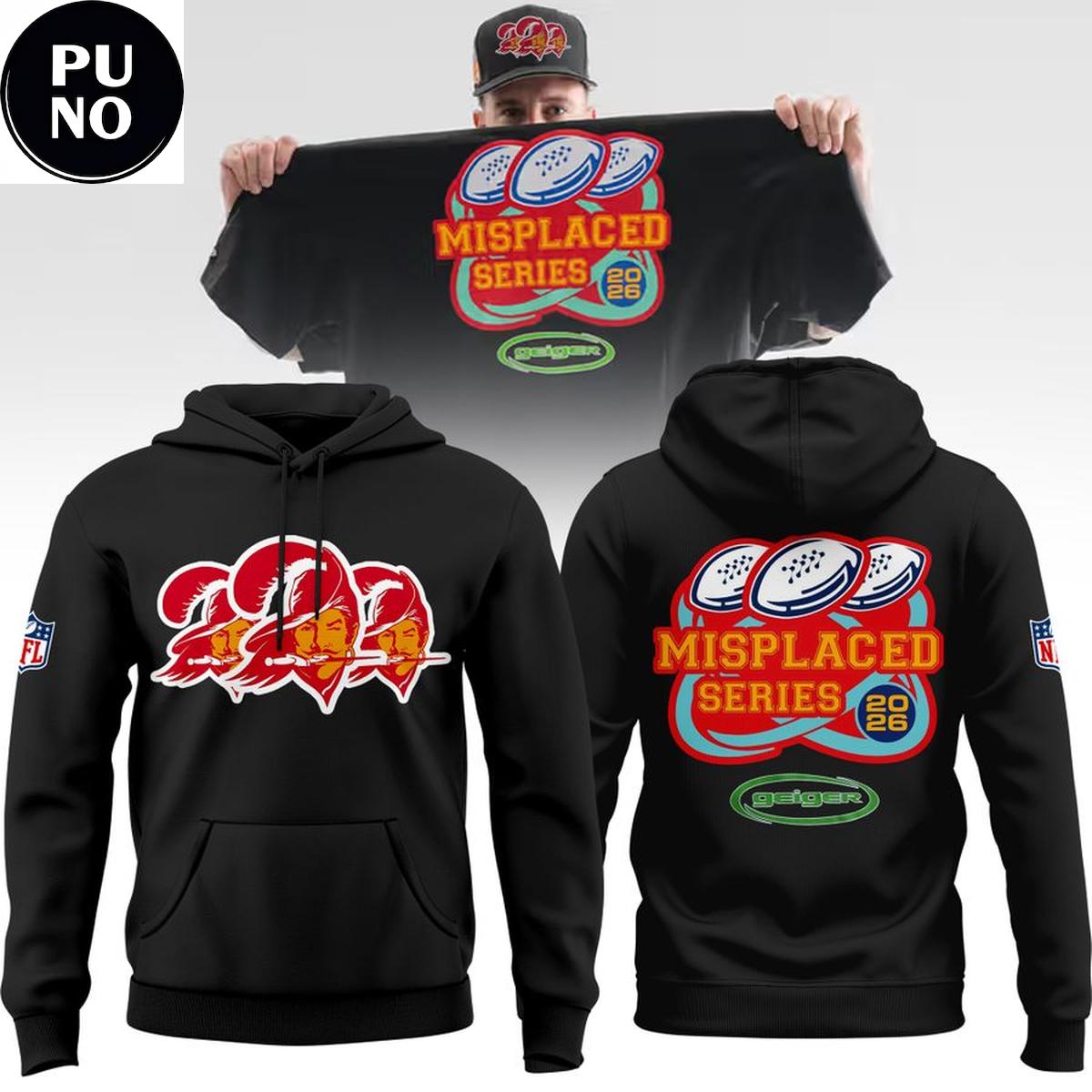 Tampa Bay Buccaneers John Geiger x Misplaced Series 2026 Hoodie T-Shirt