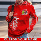 Custom NFL Tampa Bay Buccaneers Hoodie Leggings The Grinch Hoodie Rock Paper Scissors Throat Punch I Win