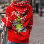 Custom NFL Tampa Bay Buccaneers Hoodie Leggings The Grinch Hoodie Rock Paper Scissors Throat Punch I Win