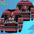 Tampa Bay Buccaneers NFL Mickey Minnie Ugly Christmas Sweater