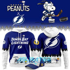 Tampa Bay Lightning ”Peanuts Night” 2026 Snoopy Special Hoodie, Cap
