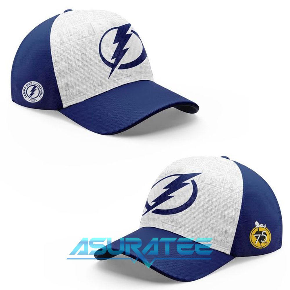 Tampa Bay Lightning ”Peanuts Night” 2026 Snoopy Special Hoodie, Cap