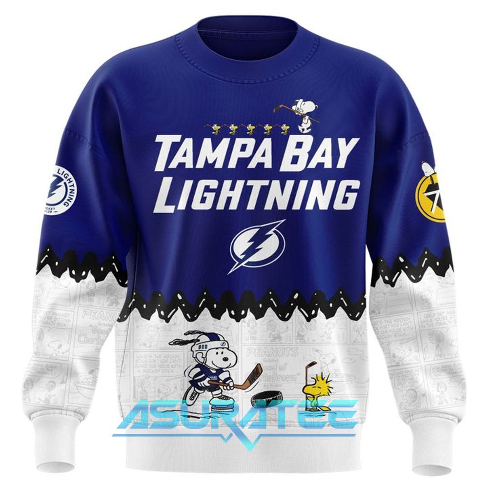 Tampa Bay Lightning ”Peanuts Night” 2026 Snoopy Special Sweatshirt